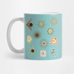 Mid Century Modern Clocks Mug